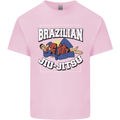 Brazilian Jiu Jitsu Mens Cotton T-Shirt Tee Top Light Pink