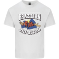 Brazilian Jiu Jitsu Mens Cotton T-Shirt Tee Top White