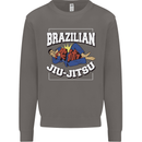 Brazilian Jiu Jitsu Mens Sweatshirt Jumper Charcoal