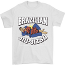 Brazilian Jiu Jitsu Mens T-Shirt 100% Cotton White