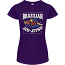Brazilian Jiu Jitsu Womens Petite Cut T-Shirt Purple