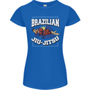 Brazilian Jiu Jitsu Womens Petite Cut T-Shirt Royal Blue