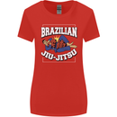 Brazilian Jiu Jitsu Womens Wider Cut T-Shirt Red