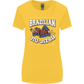 Brazilian Jiu Jitsu Womens Wider Cut T-Shirt Yellow
