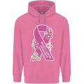 Breast Cancer Awareness Bow Childrens Kids Hoodie Azalea