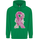 Breast Cancer Awareness Bow Childrens Kids Hoodie Irish Green