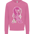 Breast Cancer Awareness Bow Mens Sweatshirt Jumper Azalea