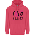 Breast Cancer Awareness Fake Boobs Childrens Kids Hoodie Heliconia