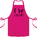 Breast Cancer Awareness Fake Boobs Cotton Apron 100% Organic Pink