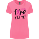 Breast Cancer Awareness Fake Boobs Womens Wider Cut T-Shirt Azalea