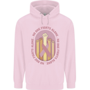 Breast Cancer Awareness Fights Alone Childrens Kids Hoodie Light Pink