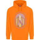 Breast Cancer Awareness Fights Alone Childrens Kids Hoodie Orange
