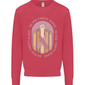 Breast Cancer Awareness Fights Alone Kids Sweatshirt Jumper Heliconia