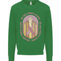 Breast Cancer Awareness Fights Alone Kids Sweatshirt Jumper Irish Green