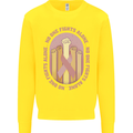 Breast Cancer Awareness Fights Alone Kids Sweatshirt Jumper Yellow