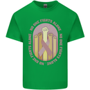 Breast Cancer Awareness Fights Alone Kids T-Shirt Childrens Irish Green