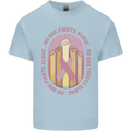 Breast Cancer Awareness Fights Alone Kids T-Shirt Childrens Light Blue