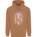 Breast Cancer Awareness Fights Alone Mens 80% Cotton Hoodie Caramel Latte