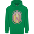 Breast Cancer Awareness Fights Alone Mens 80% Cotton Hoodie Irish Green