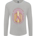 Breast Cancer Awareness Fights Alone Mens Long Sleeve T-Shirt Sports Grey