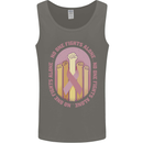 Breast Cancer Awareness Fights Alone Mens Vest Tank Top Charcoal