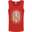 Breast Cancer Awareness Fights Alone Mens Vest Tank Top Red