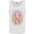 Breast Cancer Awareness Fights Alone Mens Vest Tank Top White