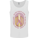 Breast Cancer Awareness Fights Alone Mens Vest Tank Top White