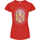 Breast Cancer Awareness Fights Alone Womens Petite Cut T-Shirt Red