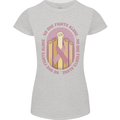 Breast Cancer Awareness Fights Alone Womens Petite Cut T-Shirt Sports Grey