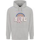 Breast Cancer Awareness Hope Childrens Kids Hoodie Sports Grey