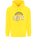Breast Cancer Awareness Hope Childrens Kids Hoodie Yellow