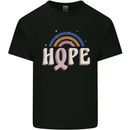 Breast Cancer Awareness Hope Kids T-Shirt Childrens Black
