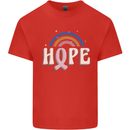 Breast Cancer Awareness Hope Kids T-Shirt Childrens Red