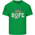 Breast Cancer Awareness Hope Mens Cotton T-Shirt Tee Top Irish Green