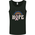 Breast Cancer Awareness Hope Mens Vest Tank Top Black