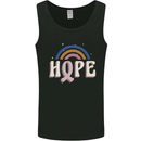 Breast Cancer Awareness Hope Mens Vest Tank Top Black