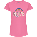 Breast Cancer Awareness Hope Womens Petite Cut T-Shirt Azalea