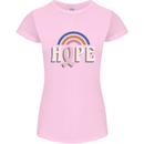 Breast Cancer Awareness Hope Womens Petite Cut T-Shirt Light Pink