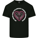 Breast Cancer Awareness I Wear Pink Kids T-Shirt Childrens Black