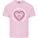 Breast Cancer Awareness I Wear Pink Mens Cotton T-Shirt Tee Top Light Pink