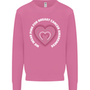 Breast Cancer Awareness I Wear Pink Mens Sweatshirt Jumper Azalea