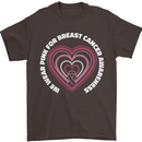 Breast Cancer Awareness I Wear Pink Mens T-Shirt 100% Cotton Dark Chocolate