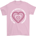 Breast Cancer Awareness I Wear Pink Mens T-Shirt 100% Cotton Light Pink