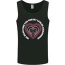 Breast Cancer Awareness I Wear Pink Mens Vest Tank Top Black