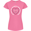 Breast Cancer Awareness I Wear Pink Womens Petite Cut T-Shirt Azalea