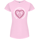 Breast Cancer Awareness I Wear Pink Womens Petite Cut T-Shirt Light Pink