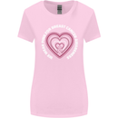 Breast Cancer Awareness I Wear Pink Womens Wider Cut T-Shirt Light Pink