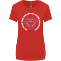 Breast Cancer Awareness I Wear Pink Womens Wider Cut T-Shirt Red