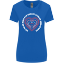 Breast Cancer Awareness I Wear Pink Womens Wider Cut T-Shirt Royal Blue
